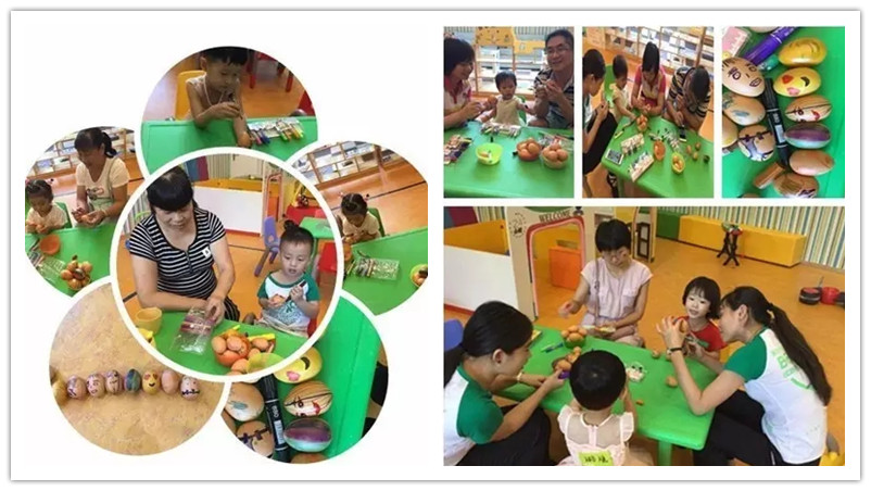 BBunion国际早教深圳中心活动花絮：缤纷彩绘，鸡蛋也疯狂